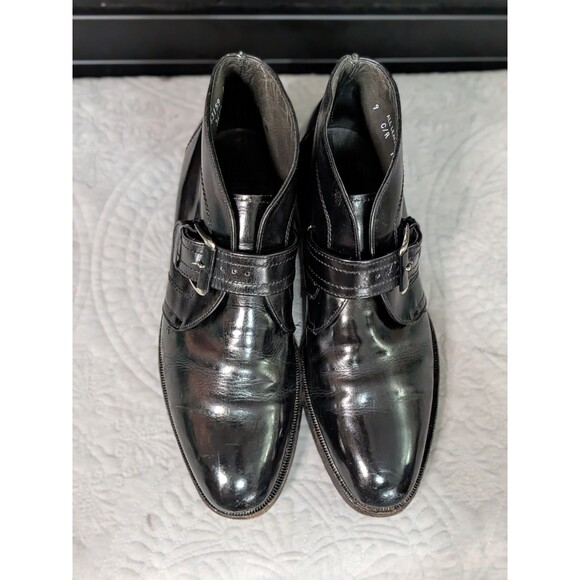 Vintage Hanover Master Flex Monk Strap/Buckle Chukka Boots Men's Size 9 Made USA - Picture 1 of 5